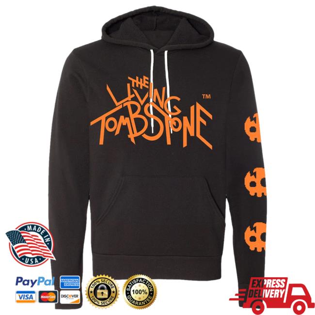 Official Ghost Pixel Records Merch Store The Living Tombstone - Skull New Hoodie