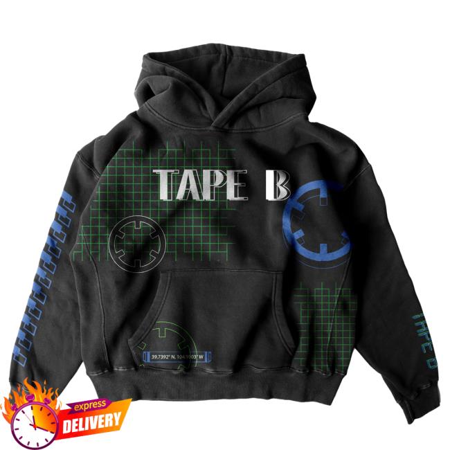 Official Tape B Merch Store Tapebstore Tape B Hooded Sweatshirt Tape B Apparel Clothing Shop