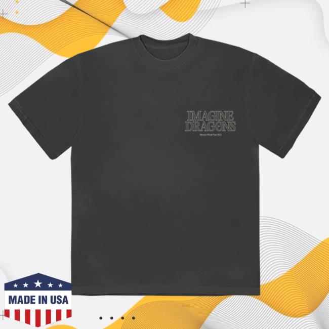Official Interscope Records Imagine Dragons Merch Store Imagine Dragons Mercury World Tour Dateback Attractive Shirt Imagine Dragons Apparel Clothing Shop