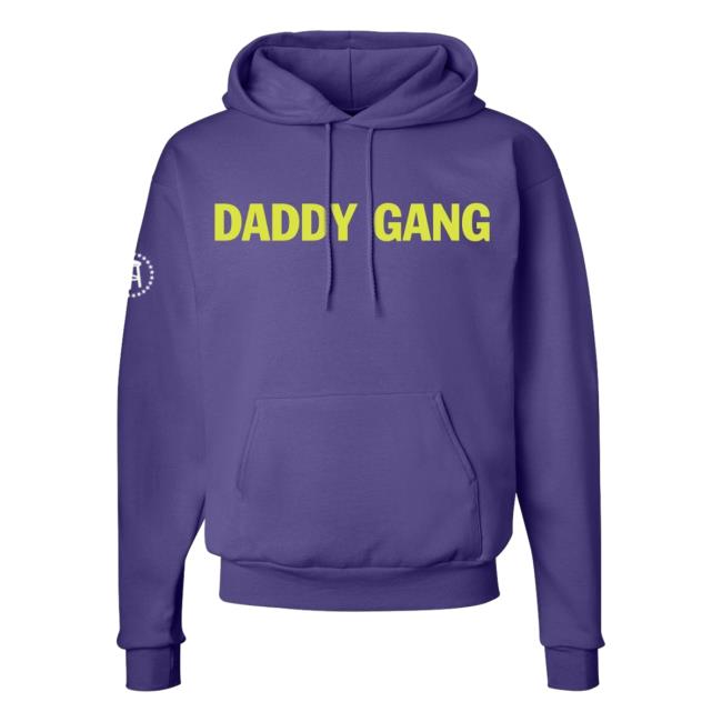 Official Call Her Daddy Apparel Clothing Store Shop CHD Merch Daddy Gang Purple Pullover Sweatshirt CallHerDaddy
