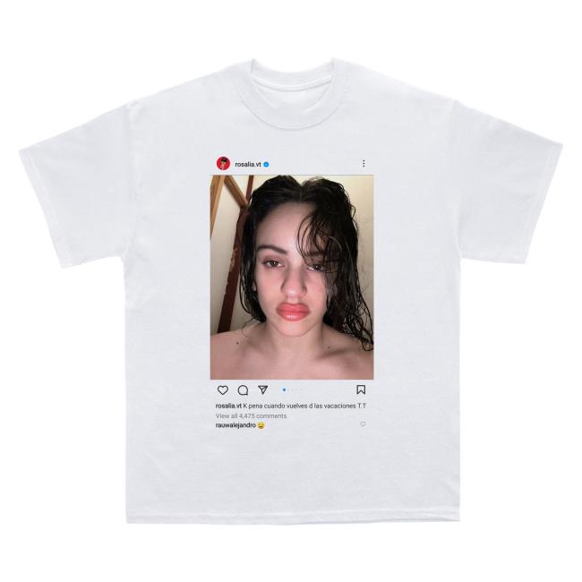 Official Rosalia Store Merch Motomami Instagram Top Shirt Rosalia.Vt