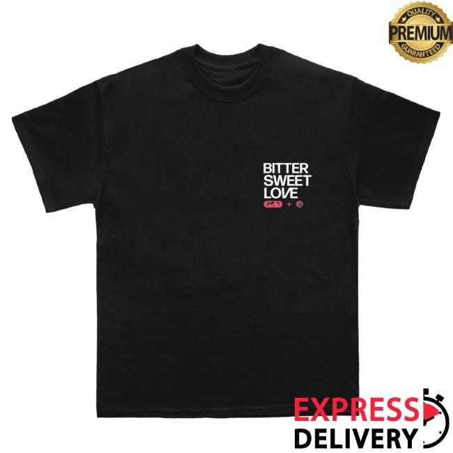 Bitter Sweet Love Tour Black Retro Shirt - Official James Arthur Merch Store Jamesarthurofficial Shop