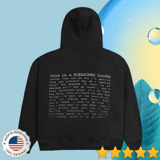 Official Evolution Pleasures Zip Up Hoodies Official Evolution Pleasures Zip Up Crew neck Sweatshirt