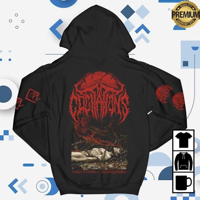 Official Reality Fade Merch Store Cogitations 'Relinquished' Attractive Hoodie RealityFade