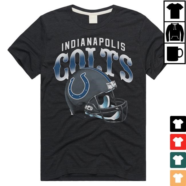 Indianapolis Colts Gradient Helmet Tshirt Homeage – | Indianapolis Colts Official | NFL Football