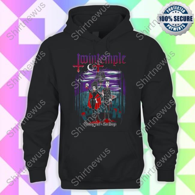 Rebellion Republic Merch Twin Temple Raising Hell In San Diego Long Sleeve Twin Temple Raising Hell In San Diego Tee