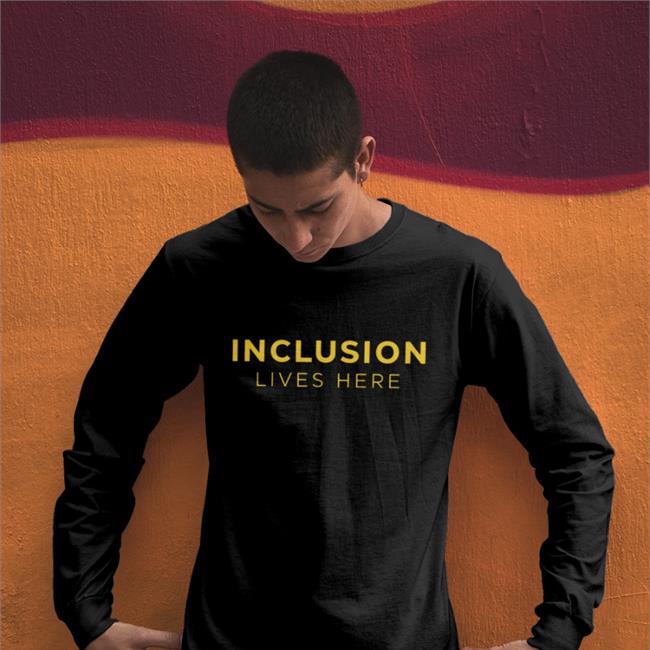 Inclusion Lives Here T Shirt