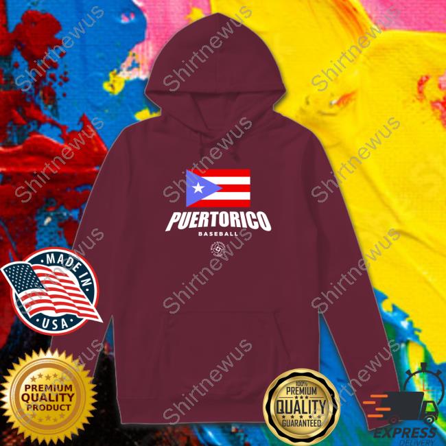 Official Puerto Rico Baseball Long Sleeve T Shirt