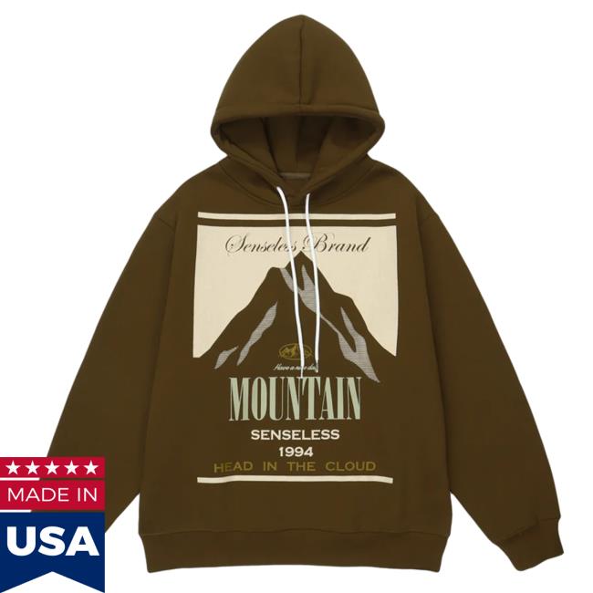Lemandik Coffee Retro Hoodies Mountain