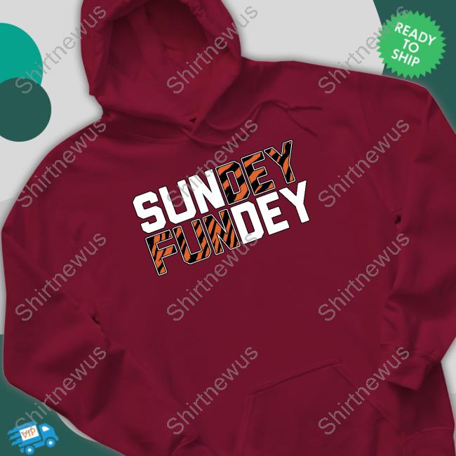 Cincy Shirts Sundey Fundey Hooded Sweatshirt