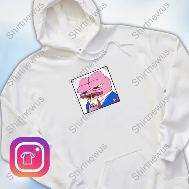 Official The Pond Pork Shop Smoking Pepe Photo Tee Shirt