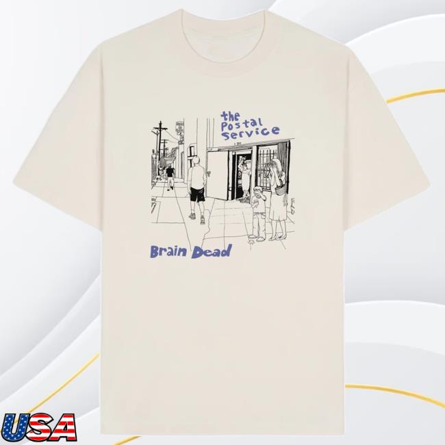 Brain Dead X The Postal Service Shirt - Natural