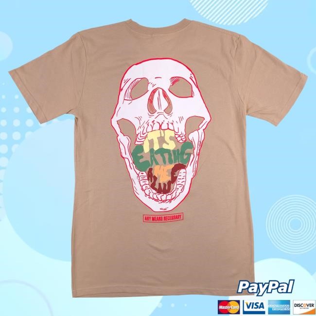Official Any Means Necessary Clothing Eating Me Alive Tee Mushroom Andromeda