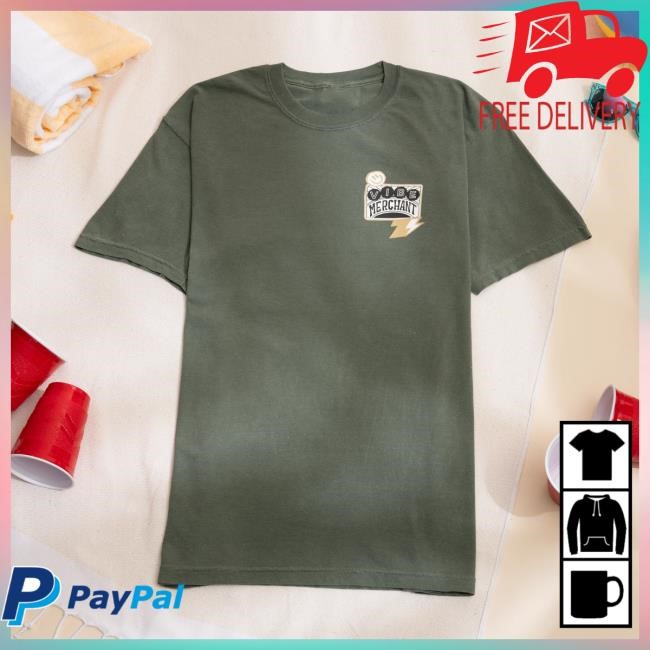 Official Sentinels Merch Store Shop Sentinels Vibe Merchant Top Shirt - Green Official Sentinels Merch Store Shop Sentinels Vibe Merchant Tee - Green