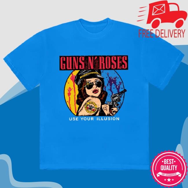 GNR Girl Use Your Illusion T Shirt - Guns N' Roses Official Store
