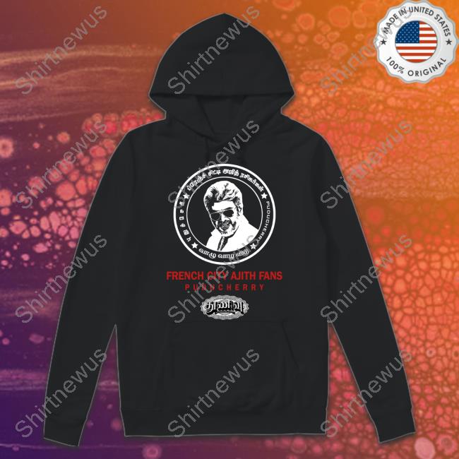 French City Ajith Fans Puducherry Shirt Black