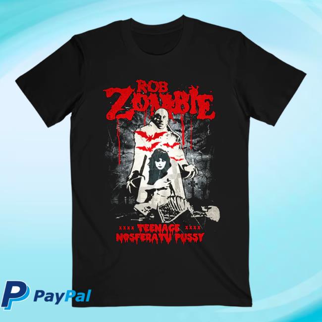 Teenage Nosferatu Pussy New T Shirt Rob Zombie Merch Shop