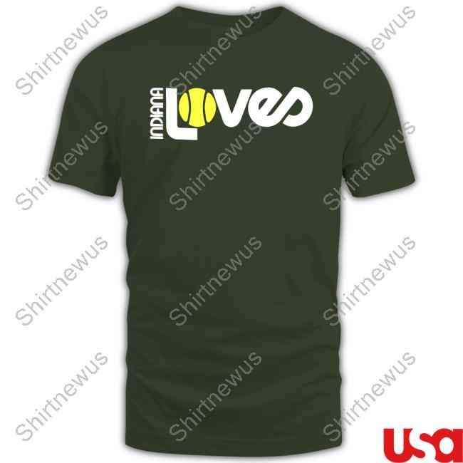 The Indy Indiana Loves Tennis Hoodie