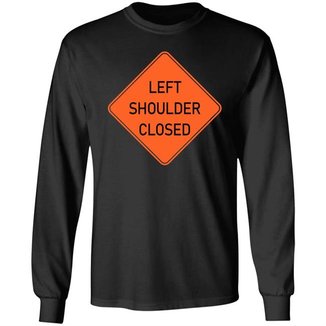 Left Shoulder Closed Long Sleeve Funny