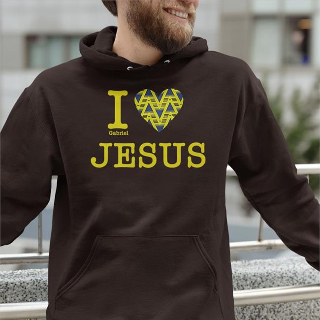 I Love Jesus Shirt Navy