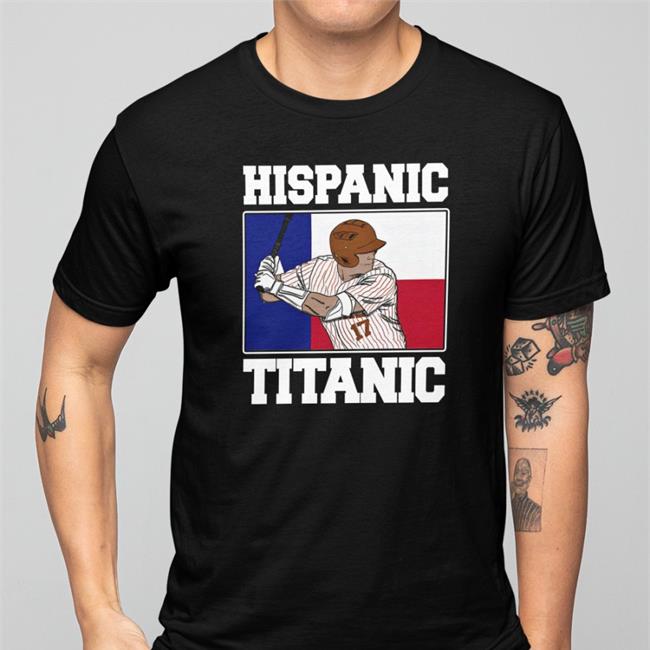 Hispanic Titantic T Shirt Grey