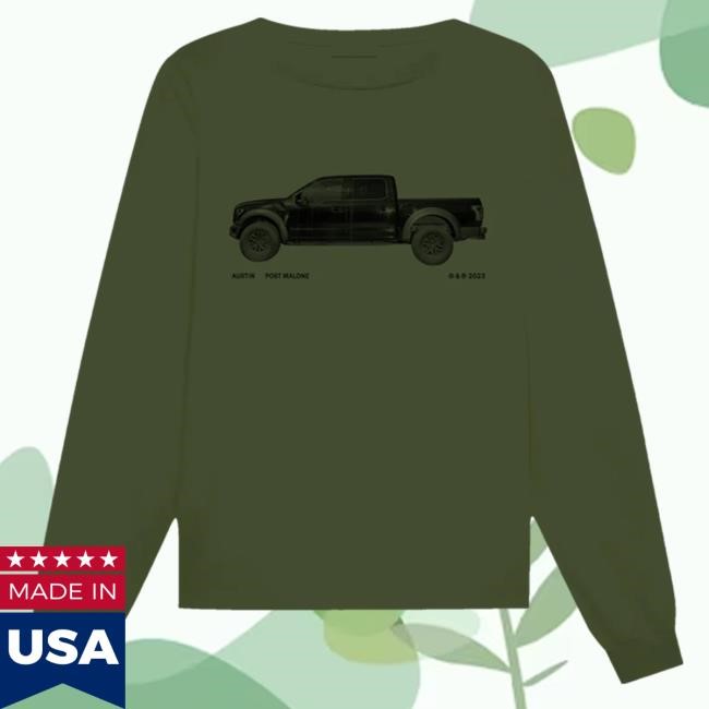 Shop Post Malone Merch Truck Tour Longsleeve New Shirt