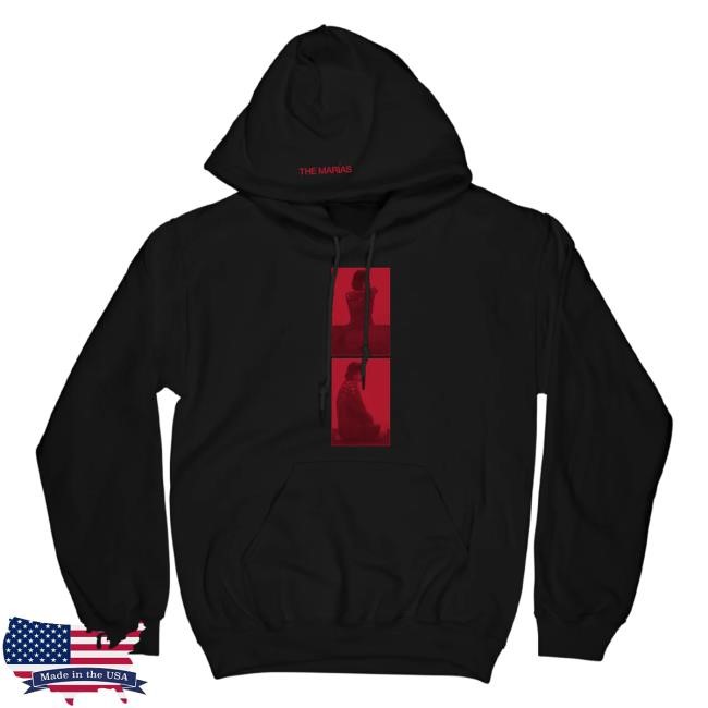 Official The Marias Merch The Marias Crimson Print Hoodies The Marias Apparel Official The Marias Merch The Marias Crimson Print Sweatshirts The Marias Apparel