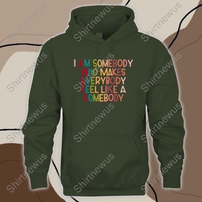 Naguib Sawiris Wearing I Am Somebody Who Makes Everybody Feel Like A Somebody Shirt