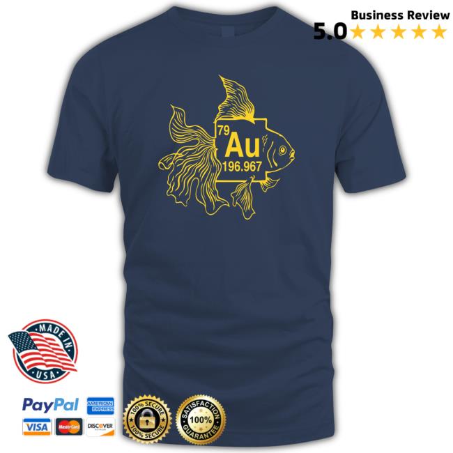 Lyssasphere 79 Au 196.967 Gold Fish Chemistry Hoodie