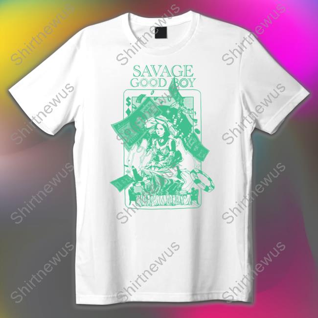 Official Savage Good Boy White Long Sleeve T Shirt