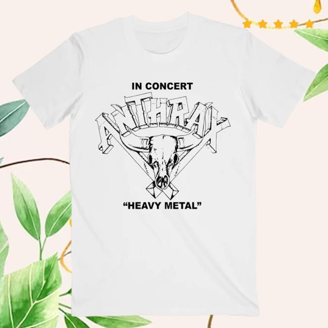 Official Anthrax Merch Shop Steer Skull 82 New Tee