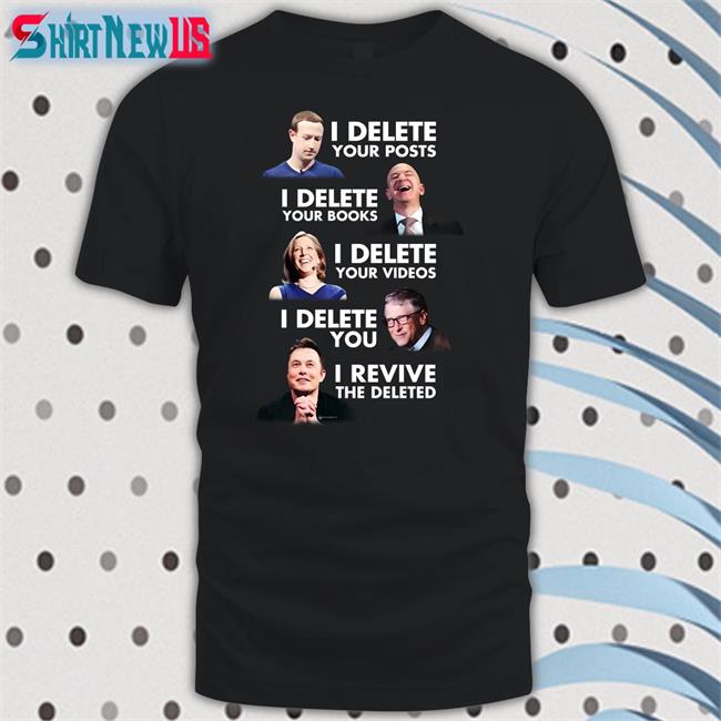 We Are Change Merch I Delete Your Post I Delete Your Books I Delete Your Videos I Delete You I Revive The Deleted Long Sleeve Tee Luke Rudkowski
