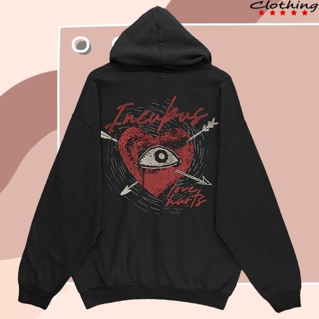 Incubus Love Hurts Pullover Hoodie | Incubus Official Merch Store Shop
