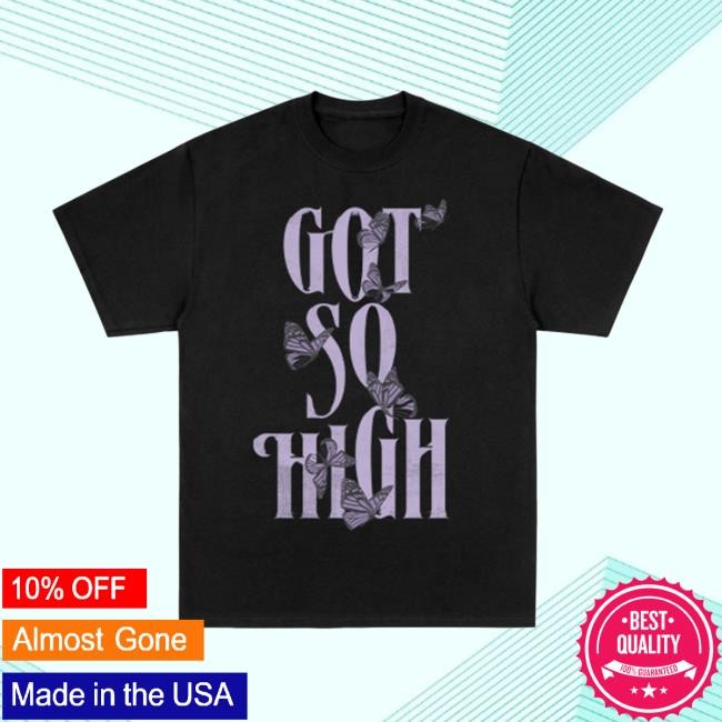 Got So High Butterfly Black Short Sleeve Shirt | Shop the The Pretty Reckless Official Store