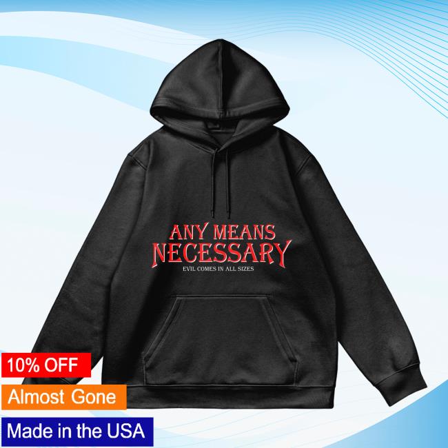 Official Any Means Necessary Clothing Puppet Master Hooded Sweatshirt Black