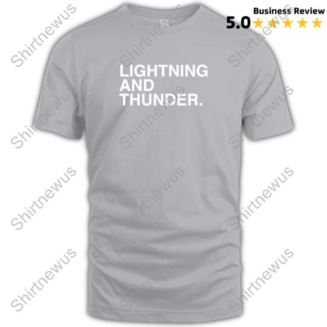 Official Obvious Shirts Lightning And Thunder New Shirt