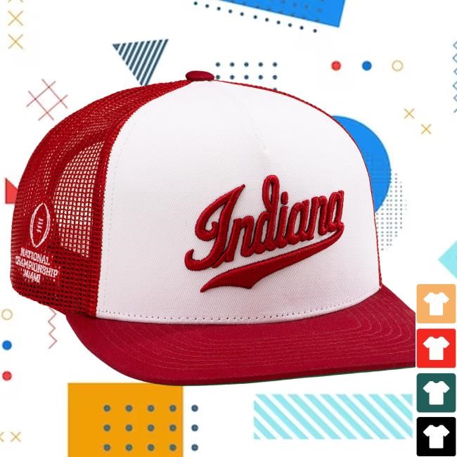 Victory Edition Indiana Hoosiers Cfp National Champs Trucker Hat