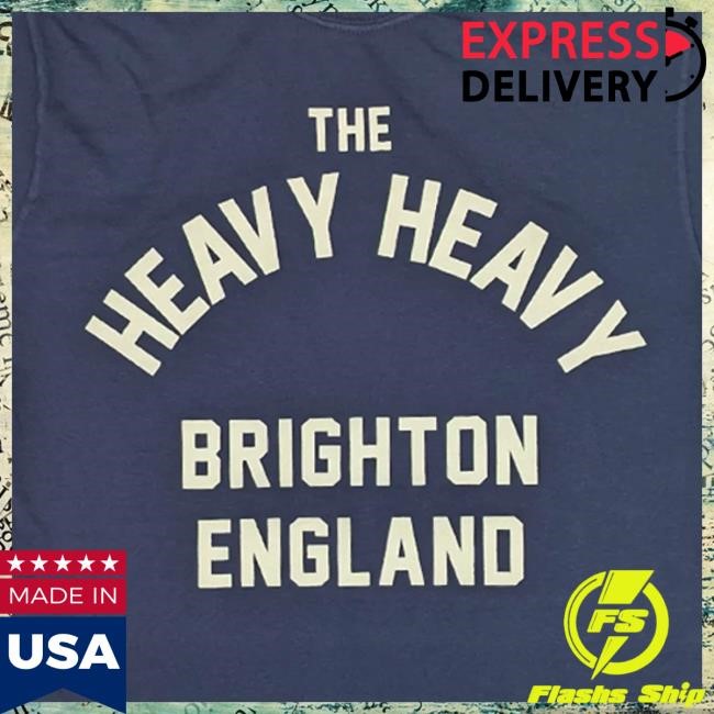 Brighton England Navy Shirt Hello Merch The Heavy Heavy | The Heavy Heavy Official | Music Artist Fan Gear
