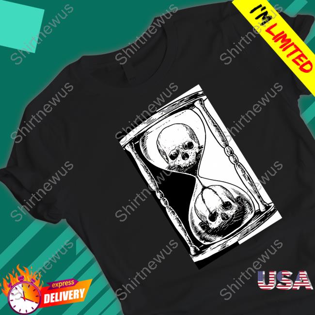 Skull Hourglass Shirt Unus Annus Store Official Skull Hourglass Hooded Sweatshirt