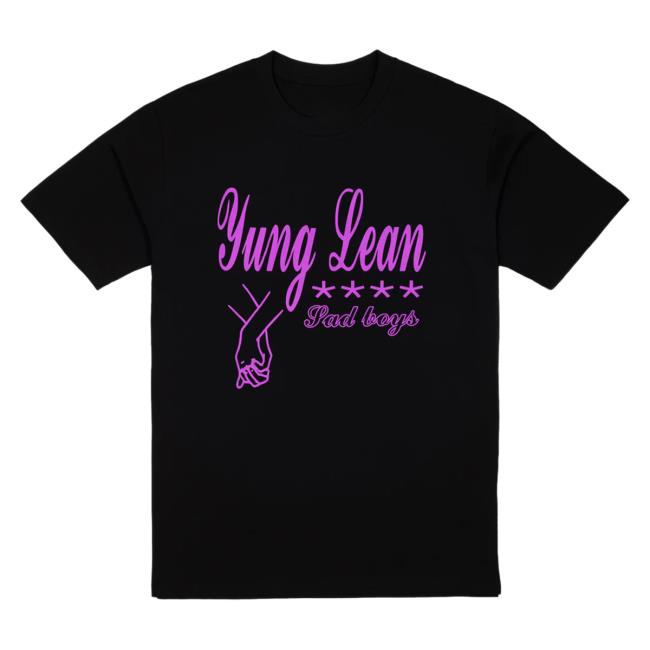 Official Year0001 Shop Year0001 Yung Lean / Hands Tee / Black (UK TOUR 2022 EDITION)
