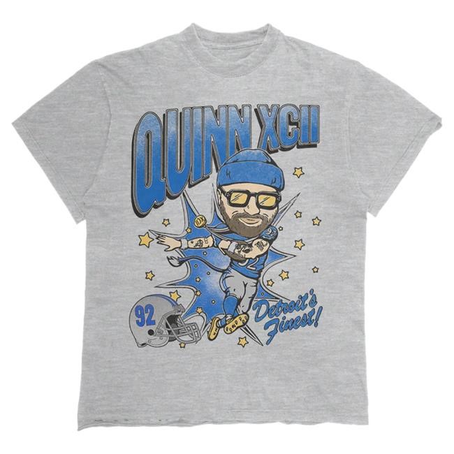 Official Quinn Xcii Store Detroit's Finest Football Shirts