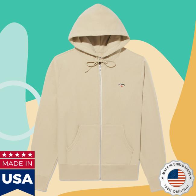 Official Noah Merch Store Lightweight Zip-Up Sweatshirt Stone Noah Clothing Shop Apparel