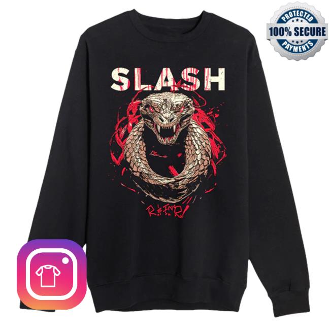Slash Merch Coil Black Crewneck Sweatshirt