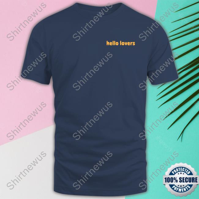 Official Niall Horan Store Merch Hello Lovers Logo Navy Shirts