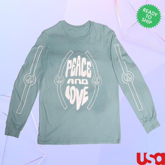 Official Altru Apparel Clothing Peace And Love Aop Hoody 3D All Over Print