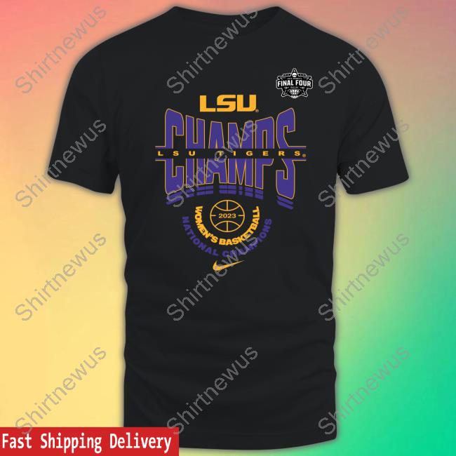 Fanatics Merch LSU Tigers 2023 NCAA Women’s Basketball National Champions Shirts