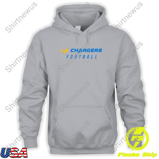 Los Angeles Chargers Football T Shirts Sport Grey