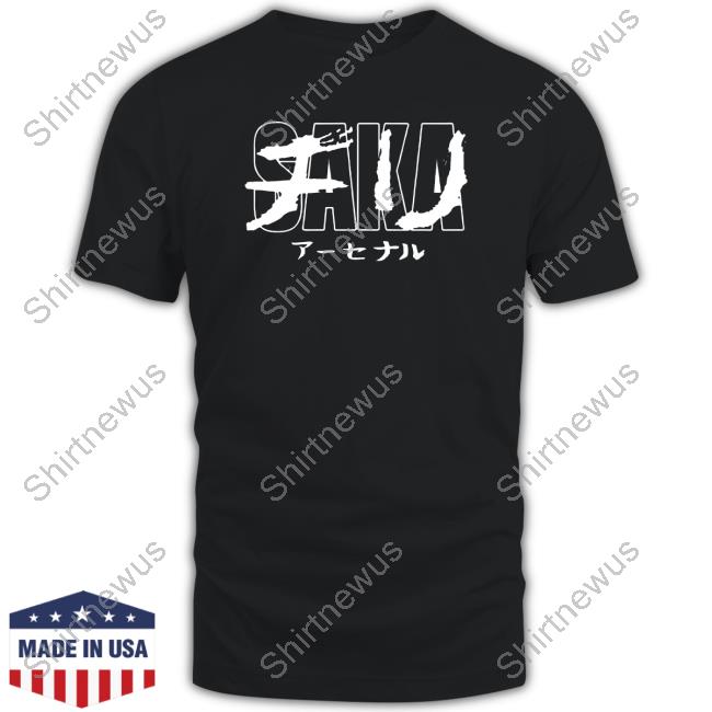 Official SAKIRA - Manga / Gunners Bootleg Away Long Sleeve T-Shirt