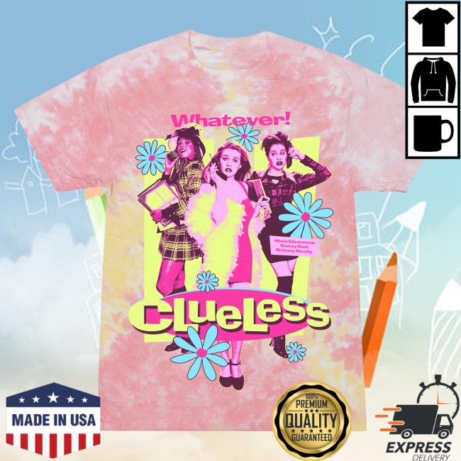 Official Studiohouse Designs Clueless Girls Tie Dye Tshirt Funnel Cake (Pink/Yellow)