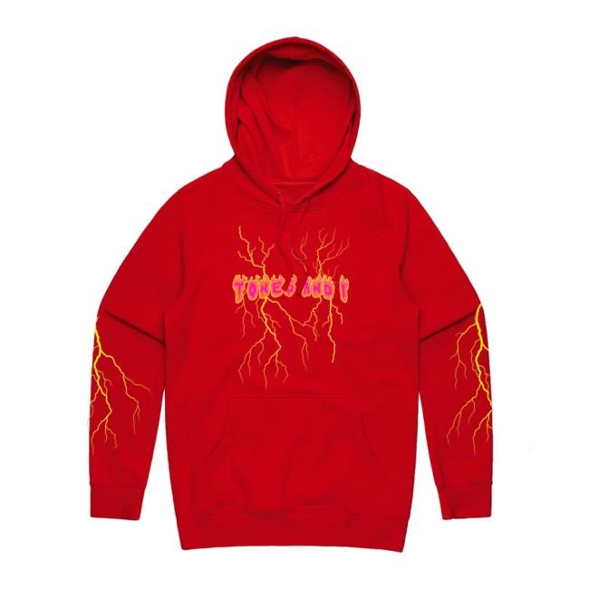 Tones And I Lightning Hoody (Red)